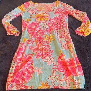 Lilly Pulitzer Floral Long Sleeve Dress